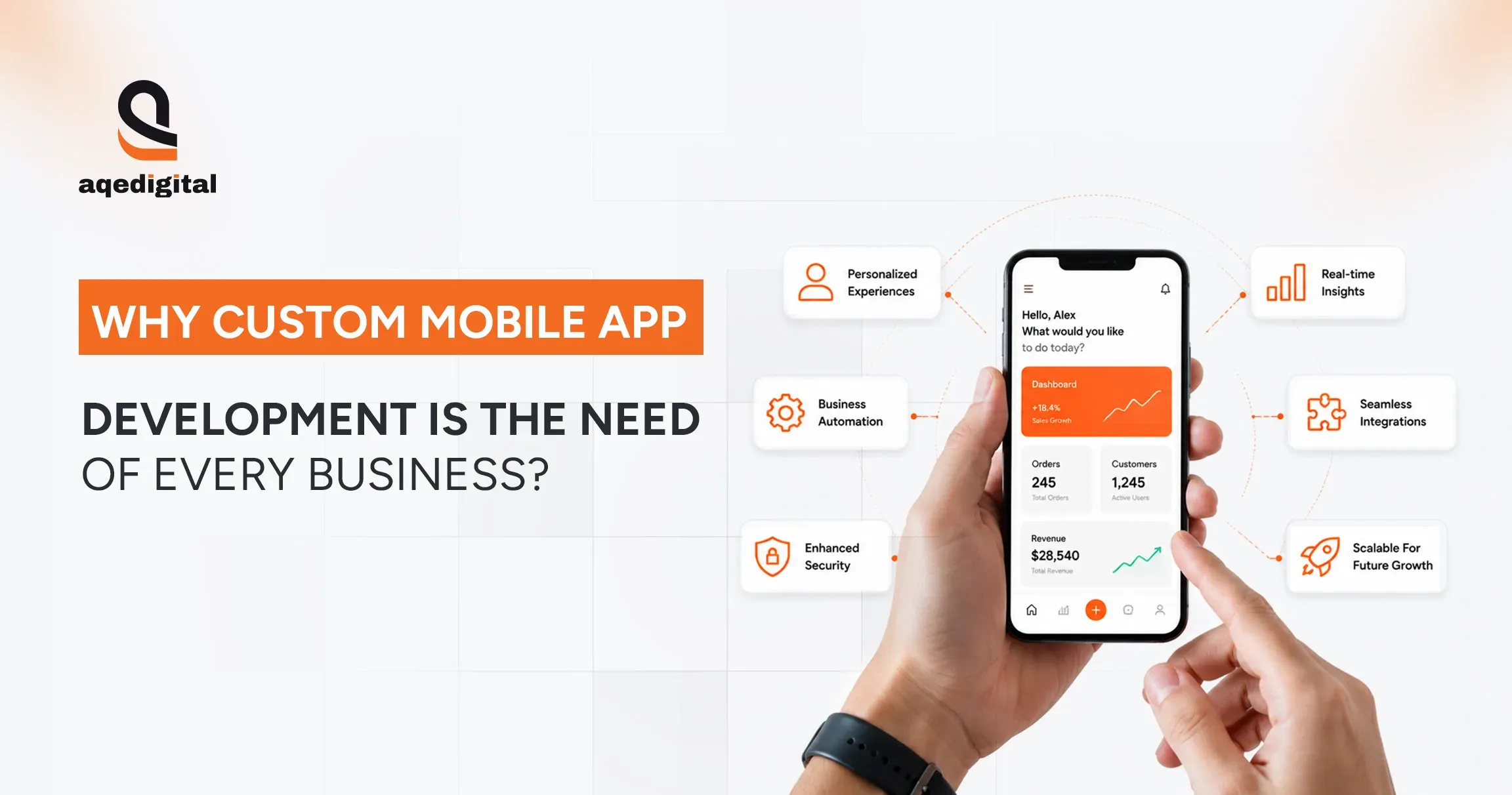 Key features every business should include in a custom mobile app for scalability and growth.